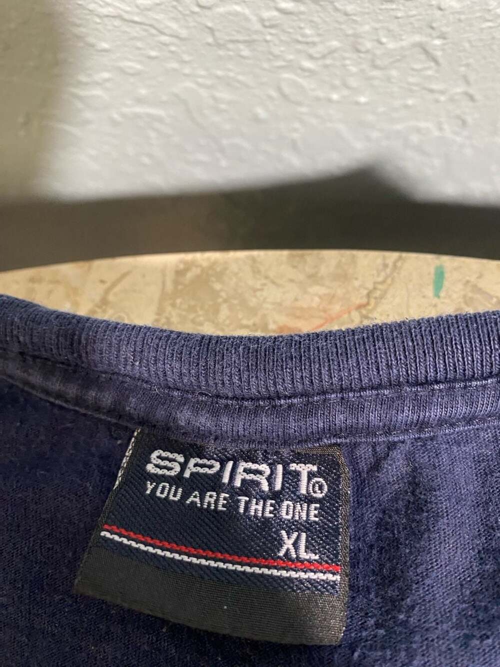Vintage Spirit Cannes French Riviera Embroidered Navy T-Shirt Size XL - Picture 3 of 3